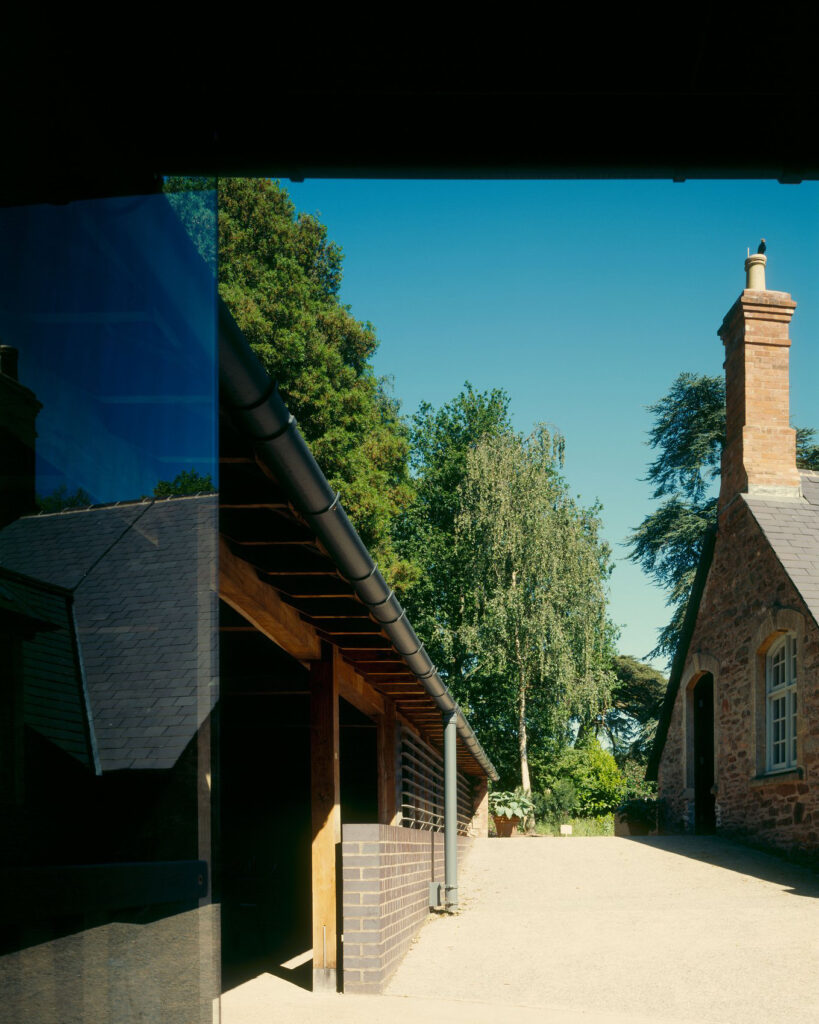 An exterior view at Hestercombe visitor centre, Taunton