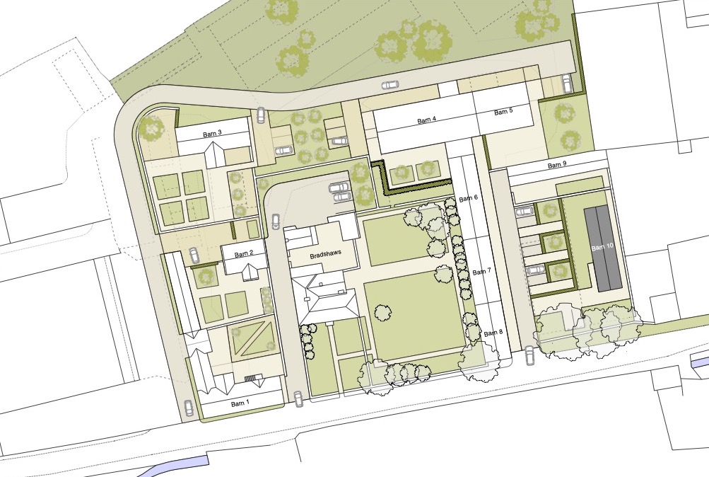 Architectural plan of Kelmscott Farm development