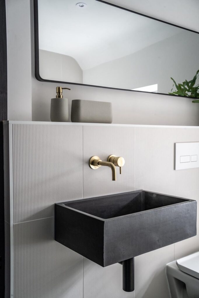 Bathroom interior at Marble Arch in Wiltshire