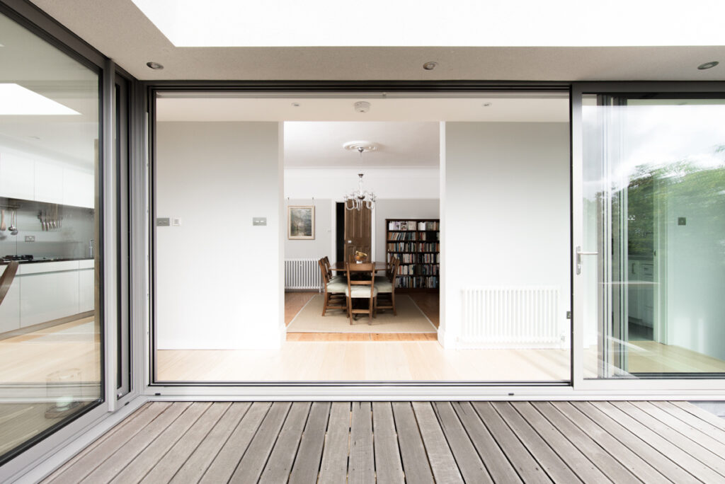 Rear extension at Redland Road house in Bristol