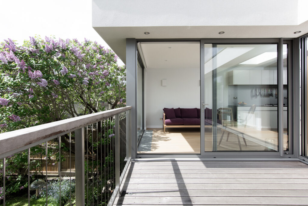 View from the balcony at Redland Road House, Bristol