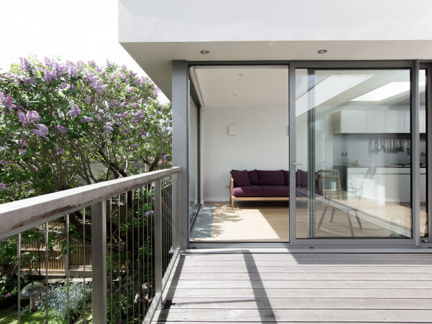 View from the balcony at Redland Road House, Bristol